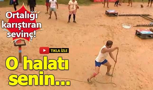Survivor'da ortalığı karıştıran sevinç gösterisi!