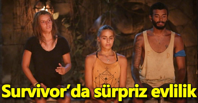 Survivor'da sürpriz evlilik teklifi
