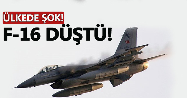 Suudi Arabistan'da F-16 savaş uçağı düştü