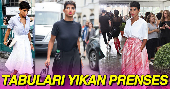 Suudi prenses kara çarşafı reddetti