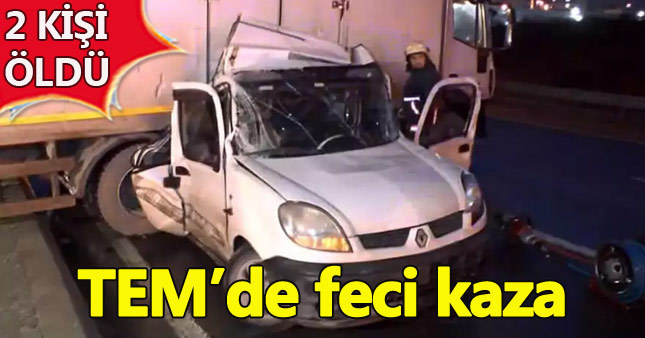 TEM'de zincirleme kaza: 2 ölü