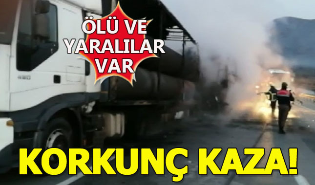 TIR Kazasında ölü ve yaralılar var!
