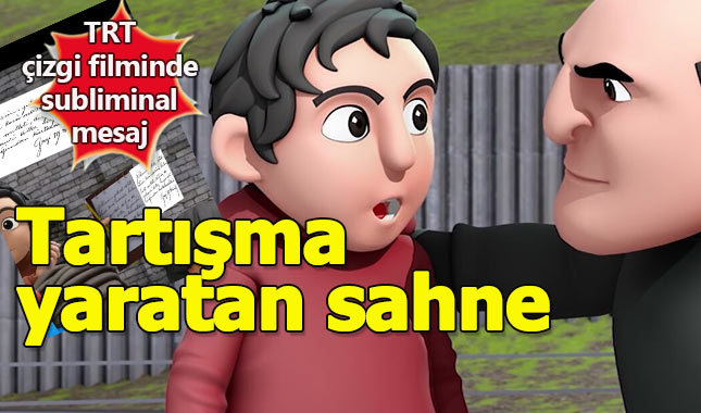 TRT çizgi filminde Atatürk imzalı subliminal mesaj