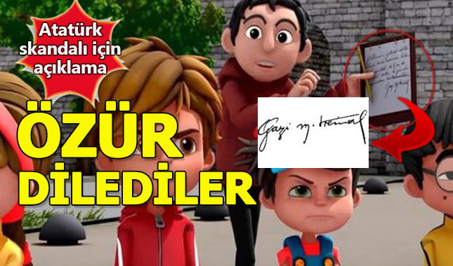 TRT çizgi filmindeki Atatürk skandalına ilişkin açıklama geldi