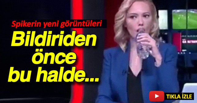 TRT spikerinin yeni görüntüleri ortaya çıktı