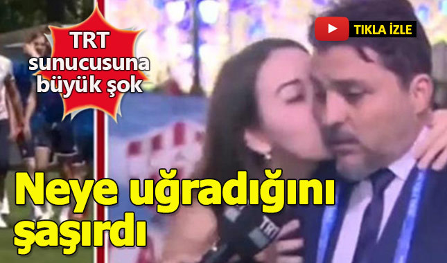 TRT sunucusuna canlı yayında büyük şok