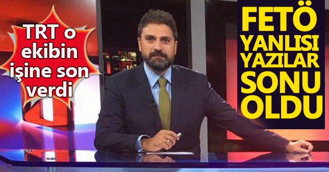 TRT1 Ana Haber'de tenkisat depremi! İşlerine son verildi