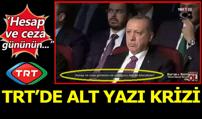 TRT'de alt yazı krizi devam ediyor