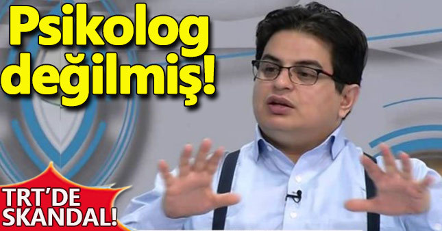 TRT'de psikoloji programları yaptırılan kişinin belgesi olmadığı ortaya çıktı