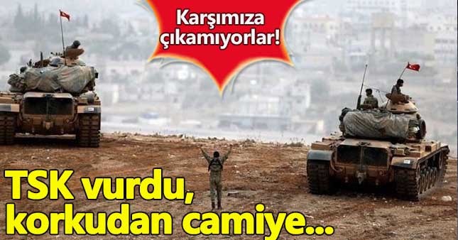 TSK DAEŞ'i vurdu, Teröristler camilere saklandı
