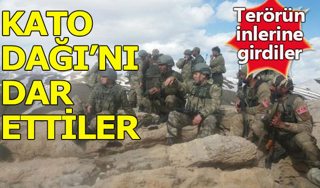 TSK, Kato Dağı'nı teröristlere dar etti