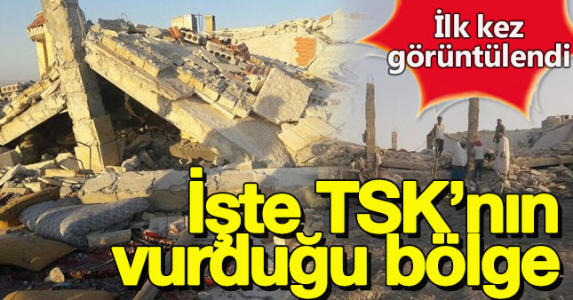 TSK, YPG’yi böyle vurdu