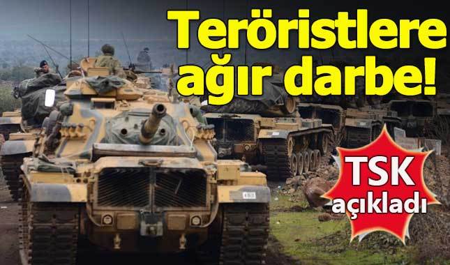 TSK'dan Afrin açıklaması: 557 terörist etkisiz hale getirildi