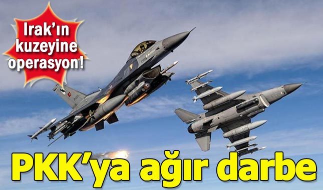 TSK'dan Irak'ın kuzeyine hava harekatı