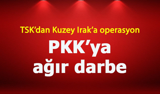 TSK'dan Kandil'e operasyon 27 terörist etkisiz