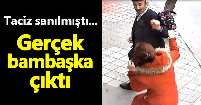 Taciz sanılan olayın gerçeği çok farklı çıktı
