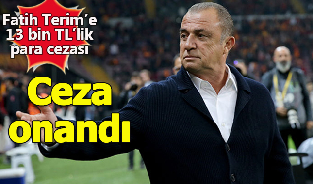 Tahkim Kurulu, Fatih Terim'in 13 bin TL'lik para cezasını onadı