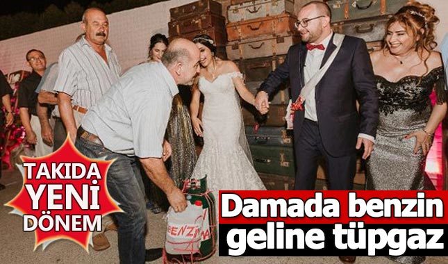 Takıda yeni dönem: Damada benzin, geline tüpgaz