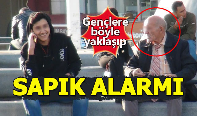 Taksim'de yaşlı sapık, polisi alarma geçirdi