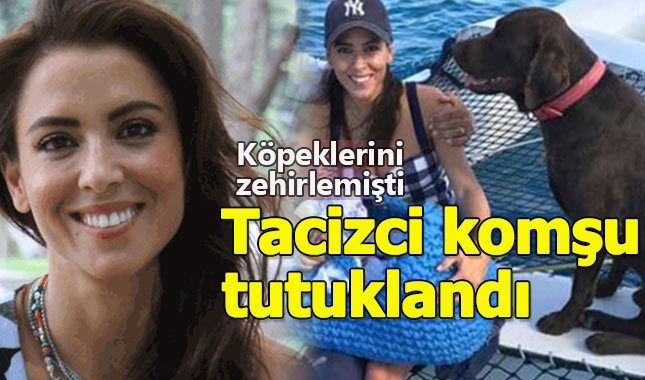 Tanem Sivar'ın köpeklerini zehirleyen tacizci komşu tutuklandı