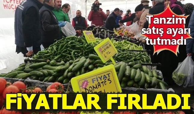 Tanzim satış tutmadı, fiyatlar fırladı