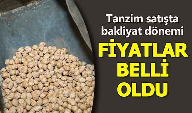 Tanzim satışlardaki bakliyet fiyatları belli oldu