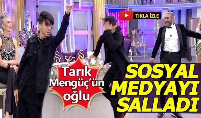 Tarık Mengüç'ün oğlu, dansıyla sosyal medyayı salladı