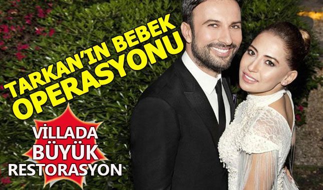 Tarkan bebek odası için villasını alt üst etti!
