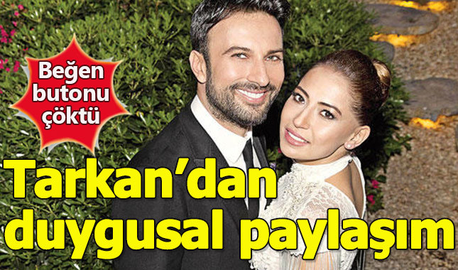 Tarkan eşi Pınar Tevetoğlu'nun doğum gününü böyle kutladı