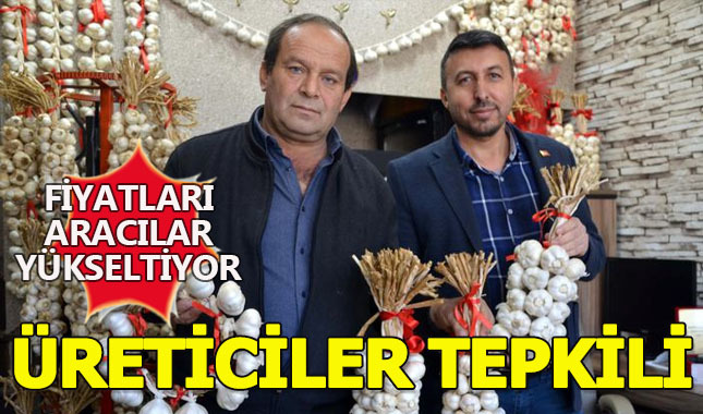 Taşköprülü üreticilerden, sarımsak fiyatına tepki