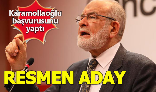 Temel Karamollaoğlu adaylık başvurusunu yaptı