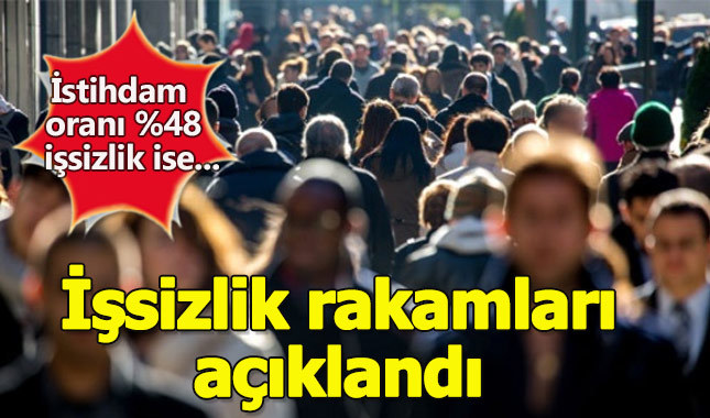 Temmuz ayı işsizlik rakamları TÜİK tarafından açıklandı