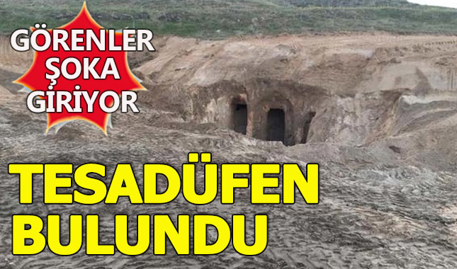 Tesadüfen yeraltı şehri bulundu