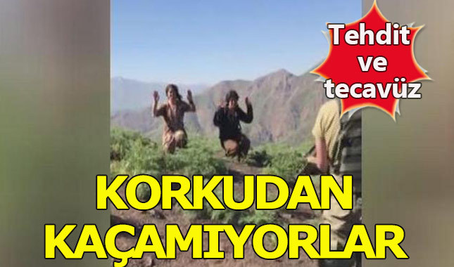 Teslim olan teröristler: "Yıllardır kaçmaya çalışıyoruz"
