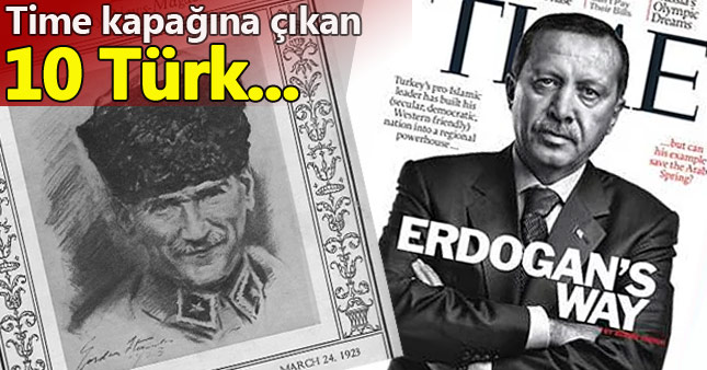 Time dergisine kapak olan 10 Türk