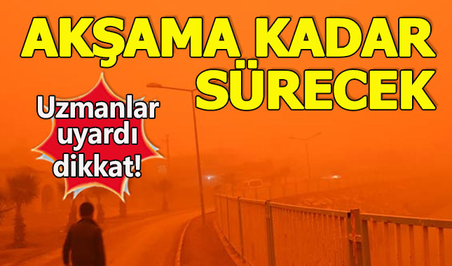 Toz taşınımı bölgeleri etkisi altına alacak