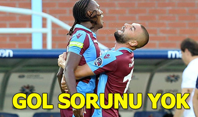 Trabzonspor'un forvetleri ateş ediyor
