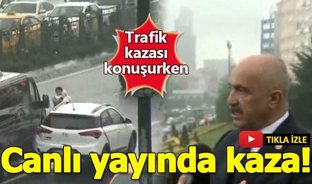 Trafik kazası konuşurken kazaya şahit olmak!