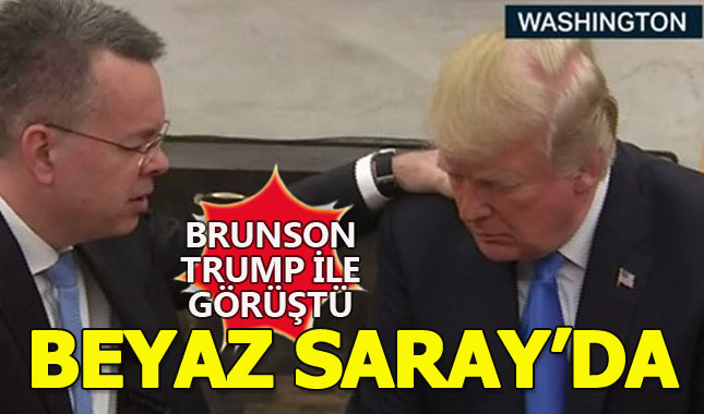 Trump, Brunson'u Beyaz Saray'da ağırladı