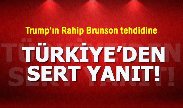 Trump'ın tehditkar sözlerine Cumhurbaşkanlığından sert yanıt