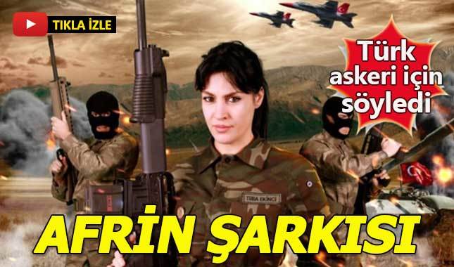 Tuğba Ekinci'den Mehmetçik'e özel Afrin şarkısı - Tuğba Ekinci kimdir?