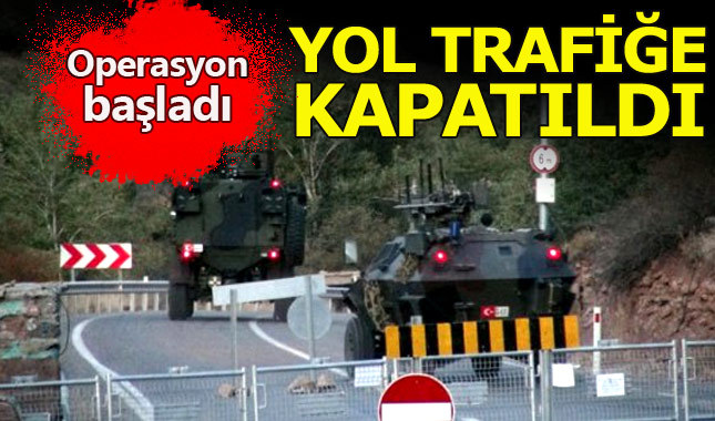 Tunceli'de PKK operasyonu: Tunceli-Erzincan karayolu kapatıldı
