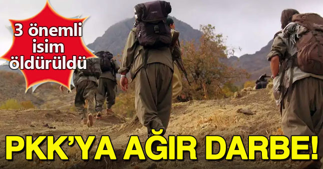 Tunceli'de PKK'nın üst düzey 3 sorumlusu öldürüldü