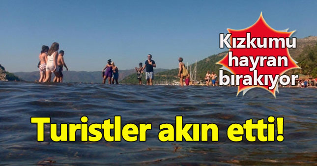 Turistler Kızkumu'na akını ediyor