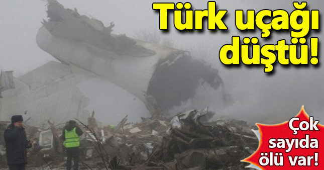 Türk kargo uçağı düştü!