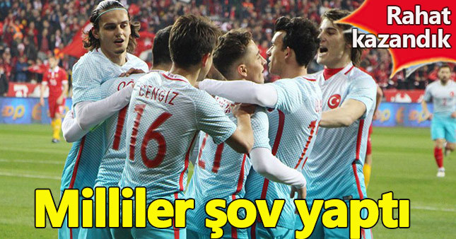 Türkiye 3 - 1 Moldova maç özeti golleri Emre Mor golü