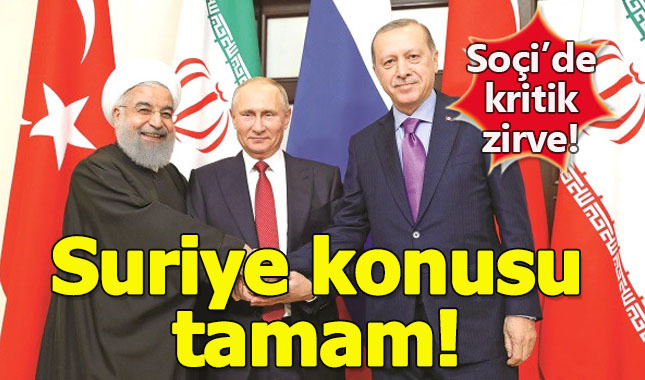 Türkiye, Rusya ve İran, Suriye konusunda mutabık kaldı