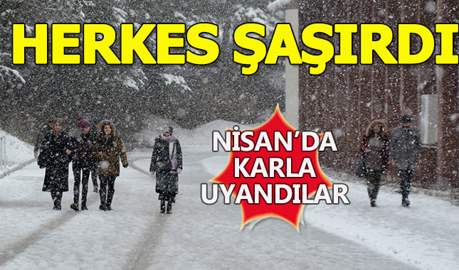 Türkiye bu sabah karla uyandı