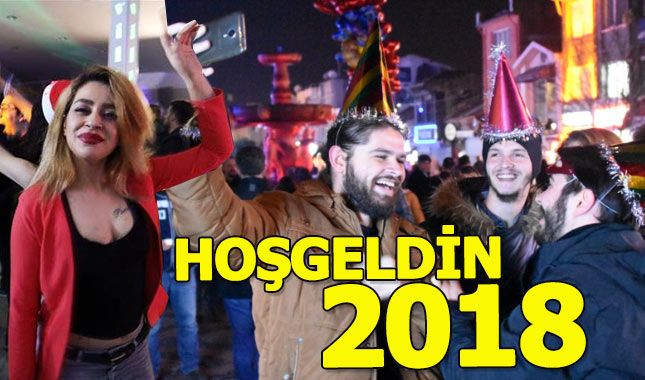 Türkiye'de 2018 yılbaşı kutlaması manzaraları