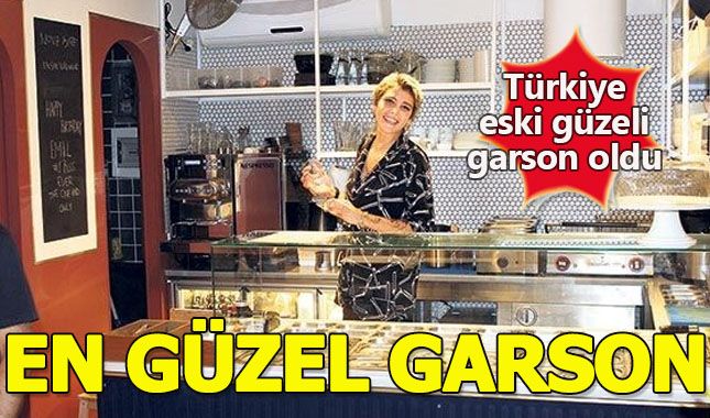 Türkiye eski güzeli Senem Kuyucuoğlu garson oldu